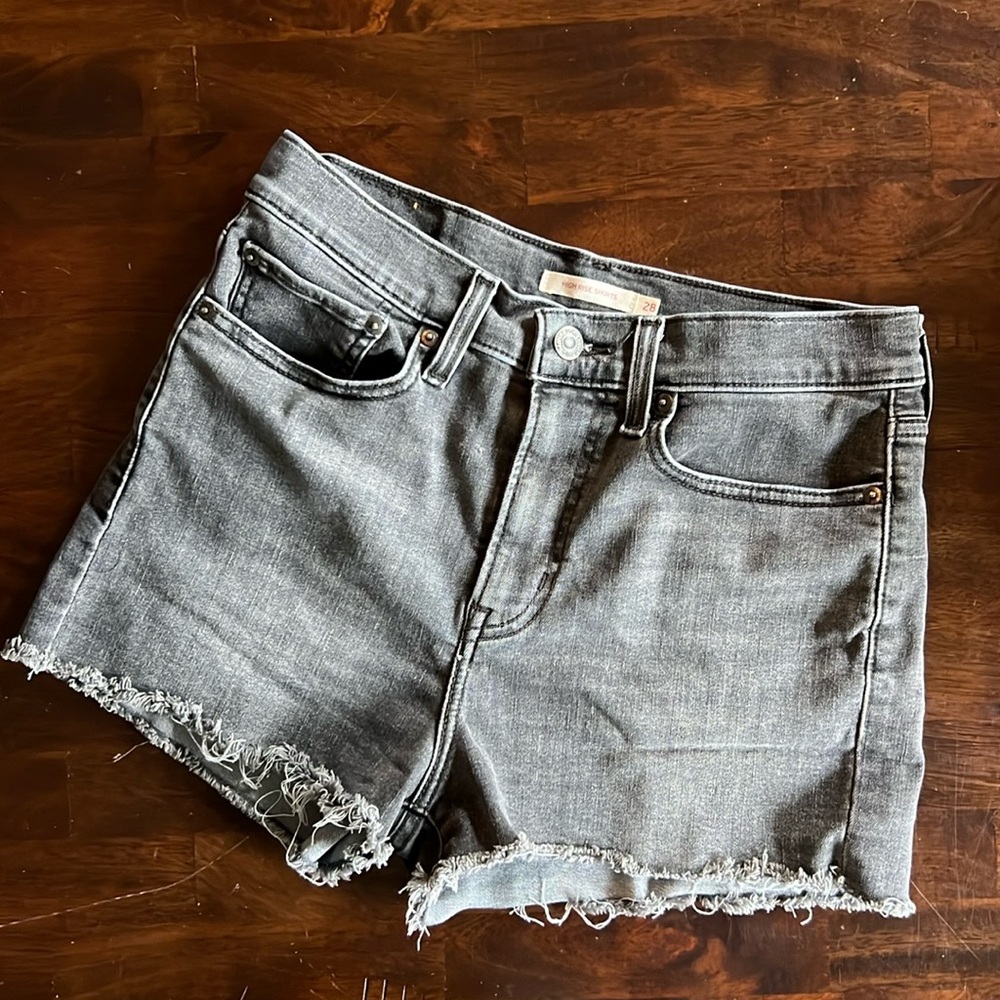 Levi’s Gray Denim Shorts